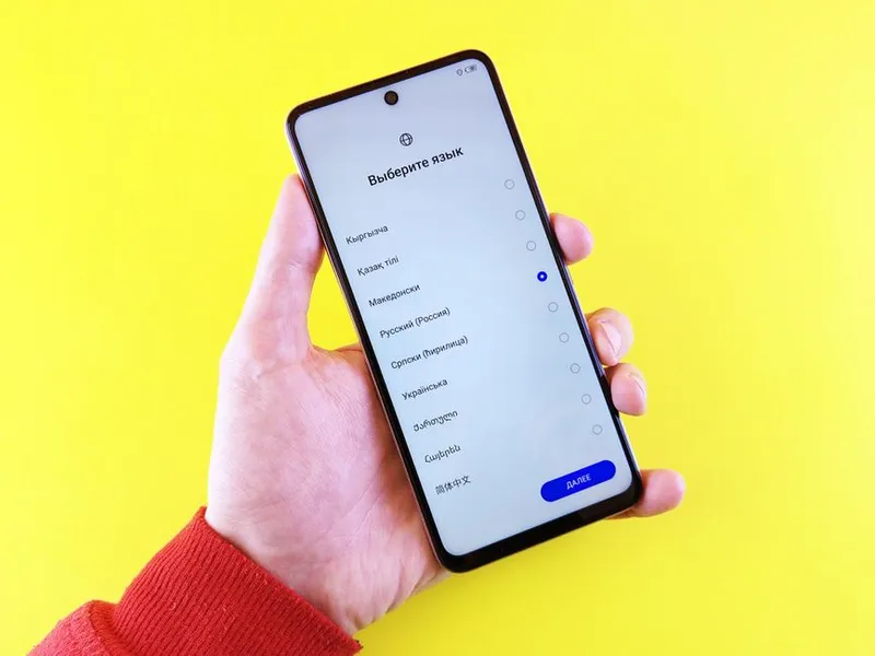 Smartphones on a table showing different app options